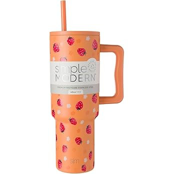 Simple Modern 40 oz Tumbler with Handle and Straw Lid | Premium Recycled Stainless Steel Water Bo... | Amazon (US)