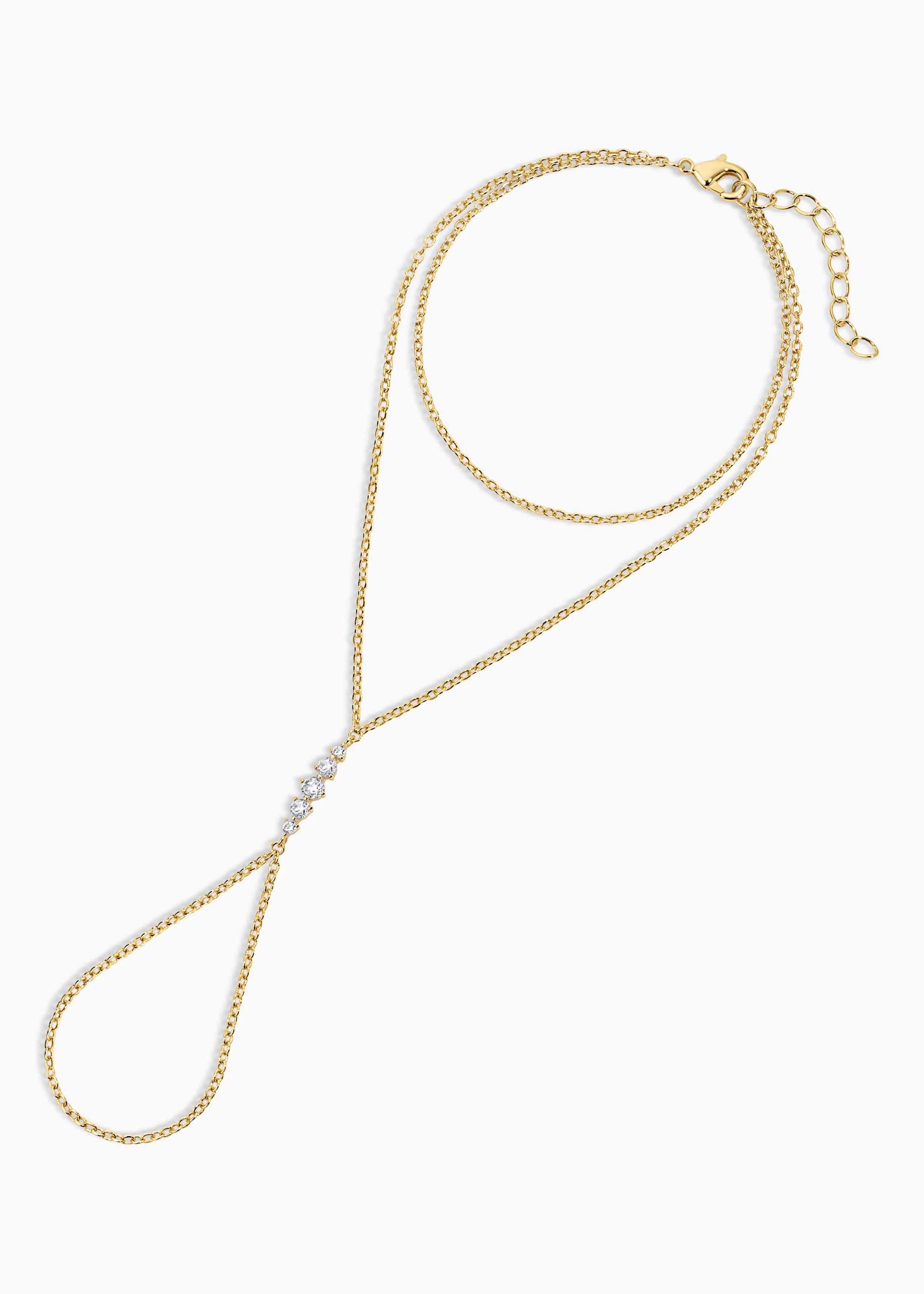Rhinestone Rodeo Hand Chain | Electric Picks Jewelry