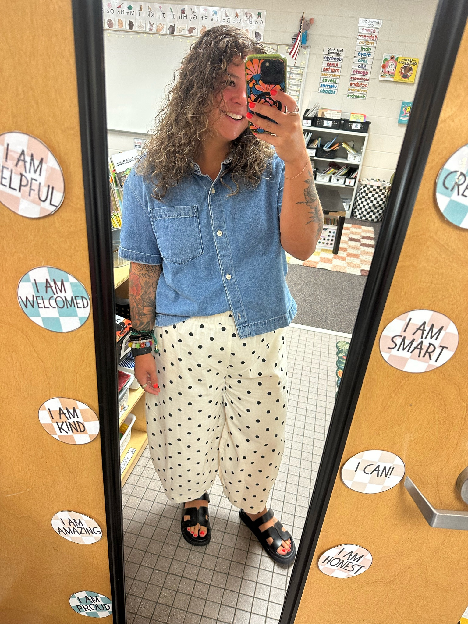 Open House outfit! Easy & fun for meeting my new class! 

Teacher outfit // teacher ootd // teacher fit // kindergarten teacher // midsize