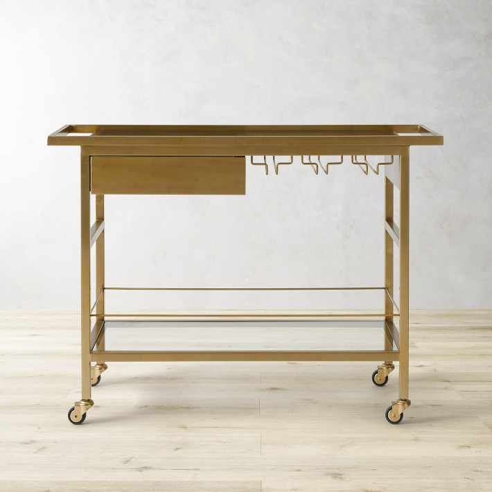 Billy Reid Metal Bar Cart | Williams-Sonoma