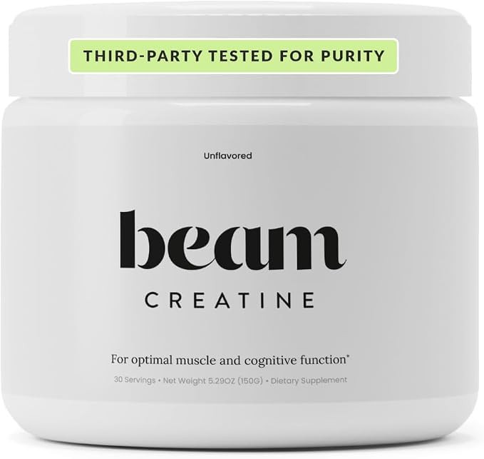 BEAM Creatine Monohydrate Powder – 5g Micronized Creatine Monohydrate, Third Party Tested Creat... | Amazon (US)