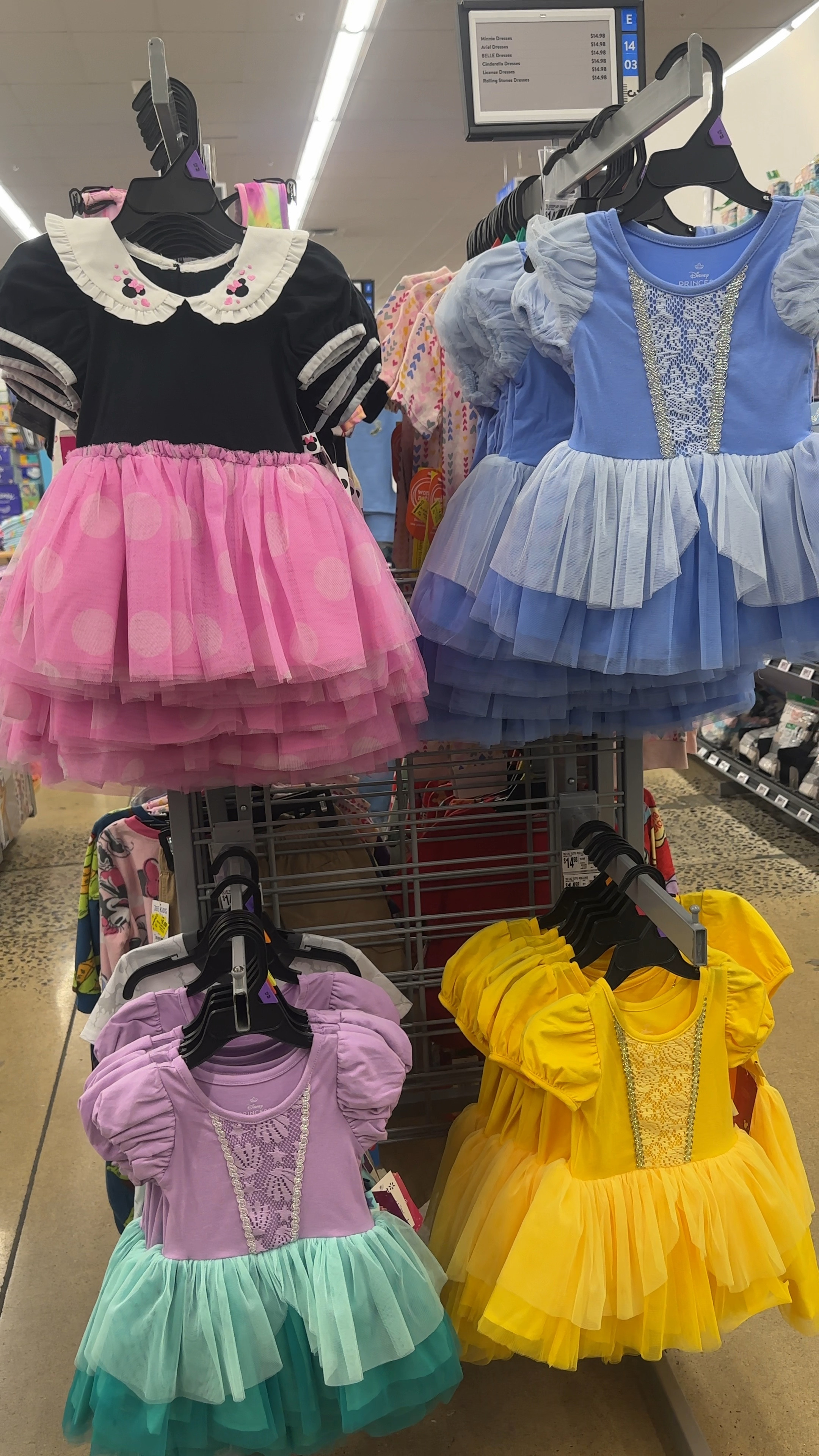 New Walmart Disney Princess Dress #disney #toddler #princessdress #walmart