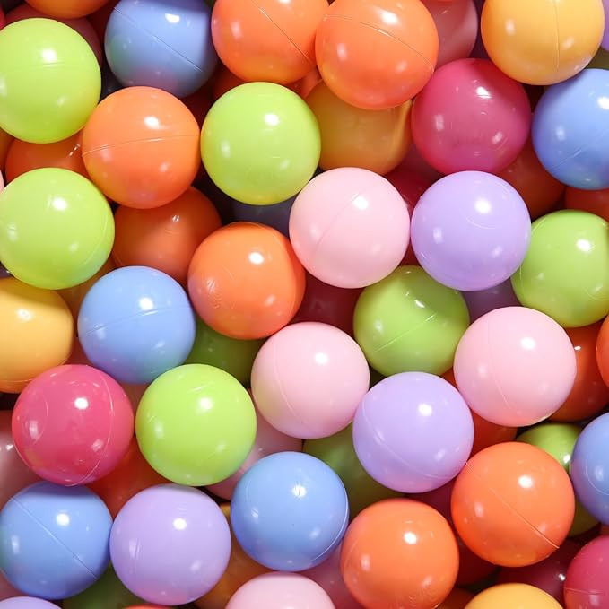 GOGOSO Ball Pit Balls for Toddlers Dogs Baby Boys Girls 2.2Inch Plasticball Toys for Kid Play Ten... | Amazon (US)