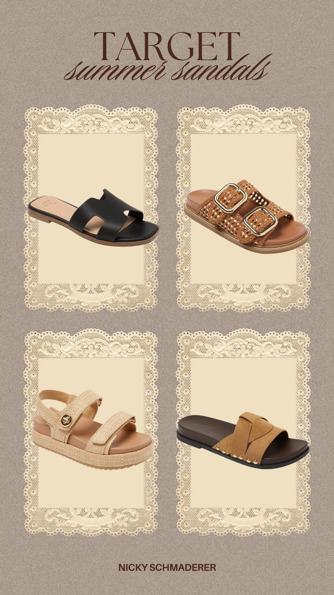 @Target sandals for summer! Great looks for under $40

Target finds
Target sandals

#LTKootd #LTKSeasonal #LTKHome