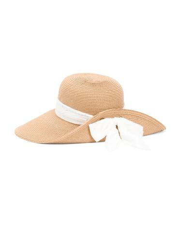 Ultrabraid Fold Back Bow Sun Hat | TJ Maxx