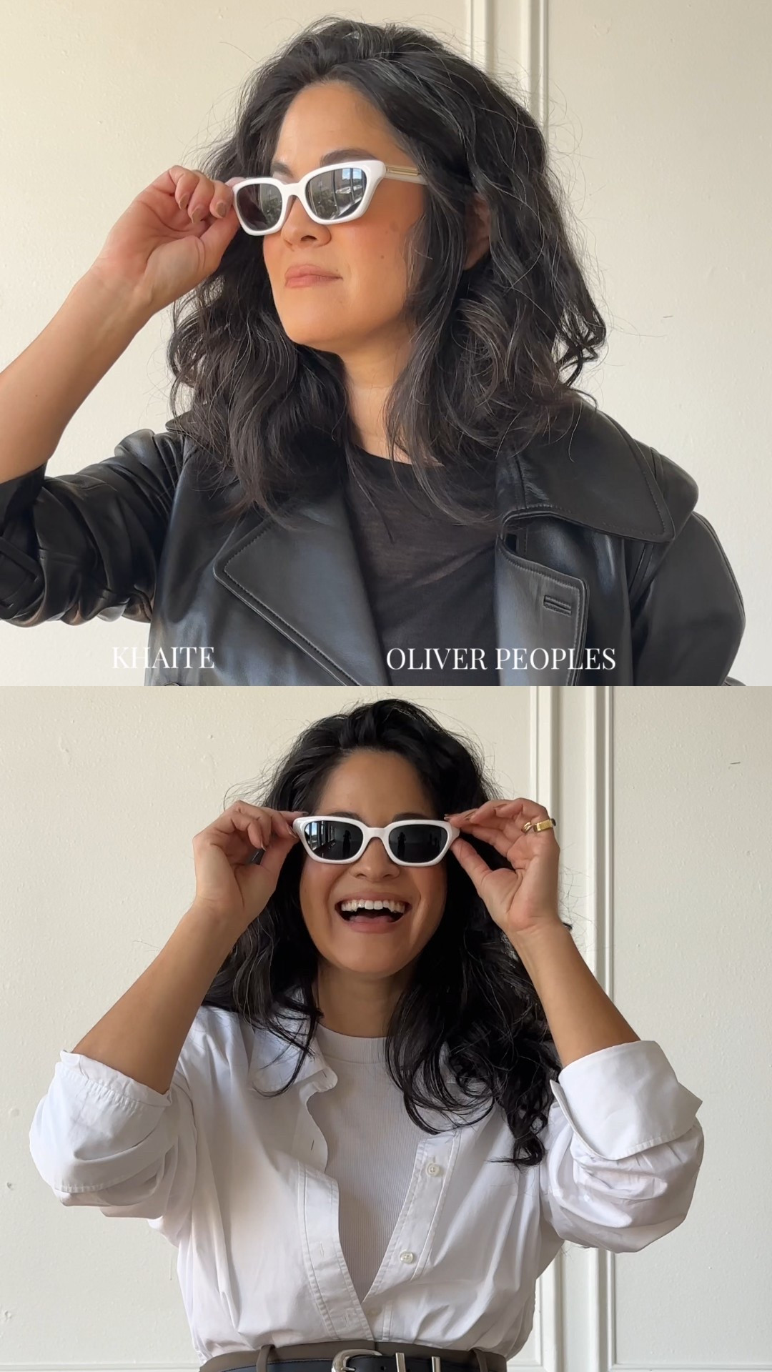 Sunglasses are my superpower⚡️

I’m continually drawn to the Khaite Oliver Peoples collection of eyewear because they are definitive in shape and color, but discreet in branding