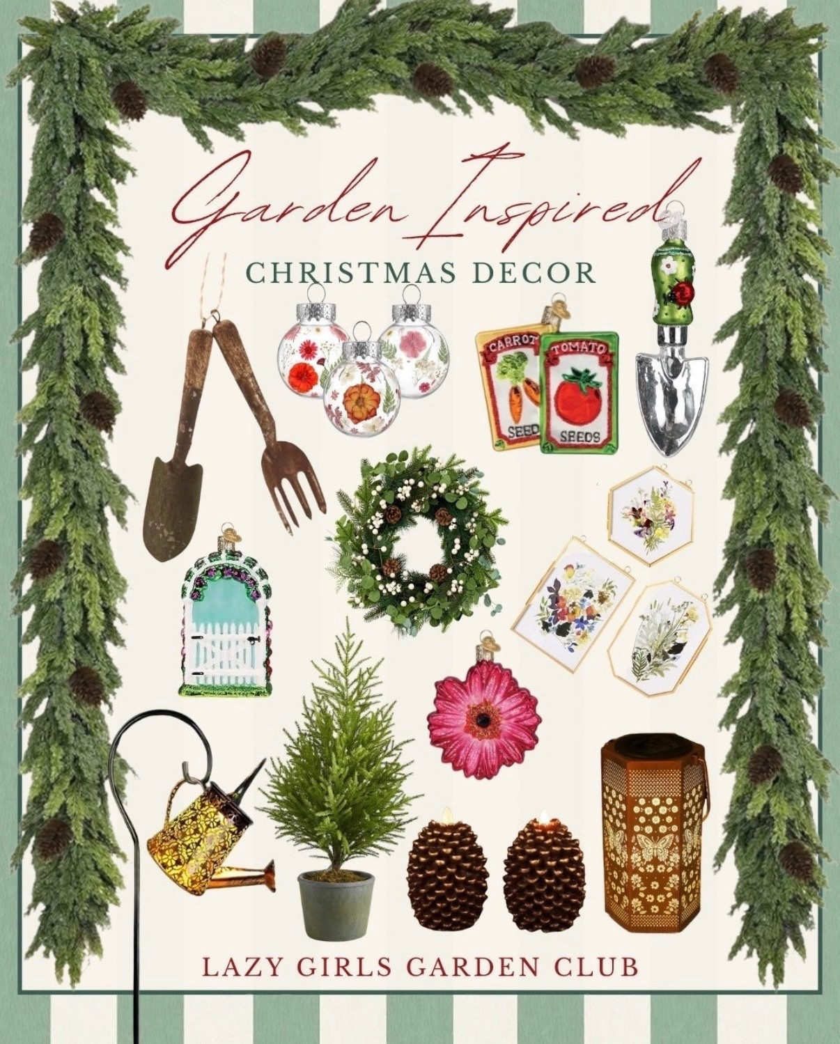 Garden inspired Christmas decor for my garden lovers! 🌸

#LTKGiftGuide #LTKHoliday #LTKHome