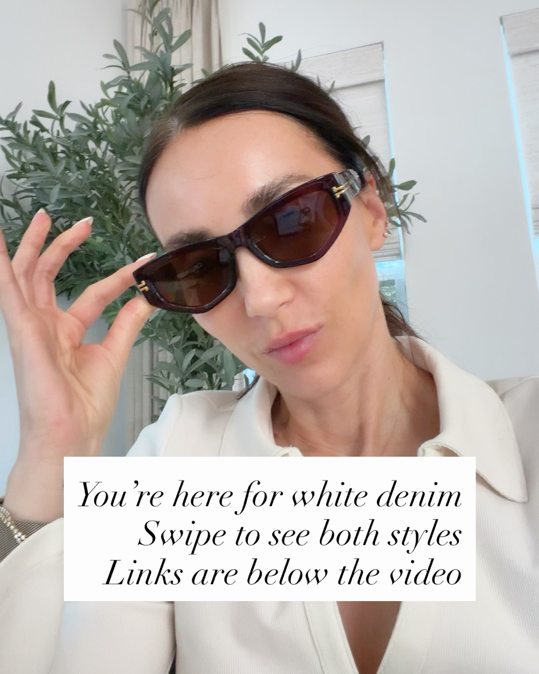 You need (flattering) white jeans? I got you. Type WHITE DENIM for details 
  Spanx code is ANNAMXSPANX 

#LTKdayinmylife #LTKgrwm #LTKootd