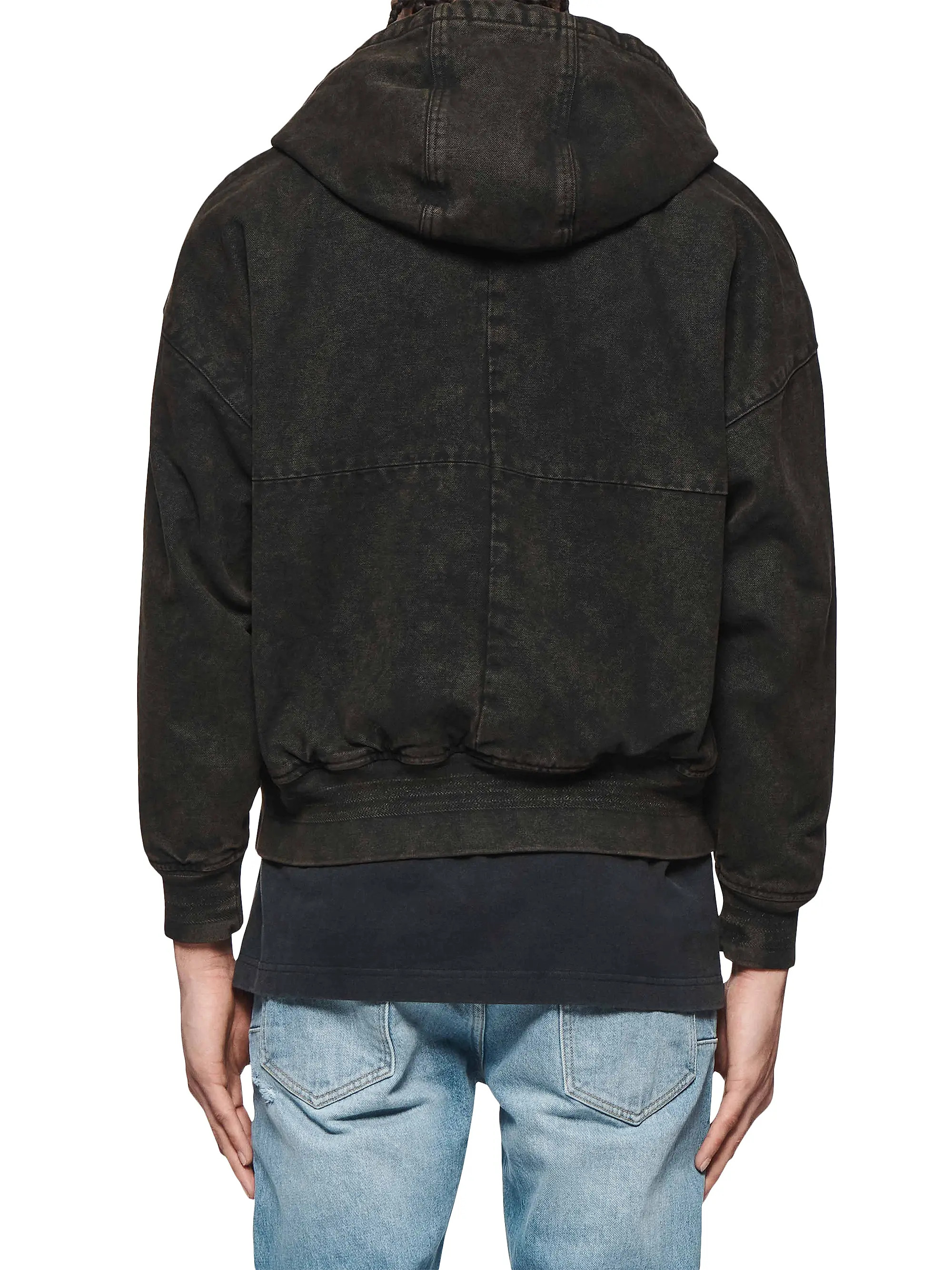 Zip Leather Hoodie | Saks Fifth Avenue