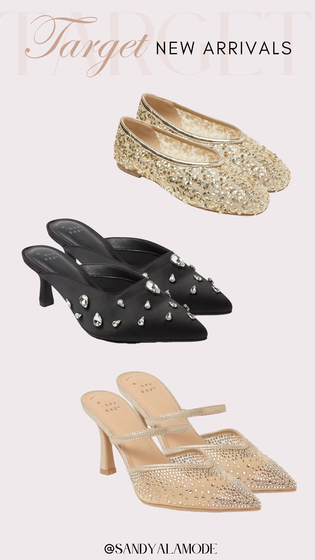 Target new arrivals. Target fashion. Target holiday style. Target holiday shoes. Target holiday heels. Target sparkly flats. 

#LTKHoliday #LTKFindsUnder50 #LTKSeasonal