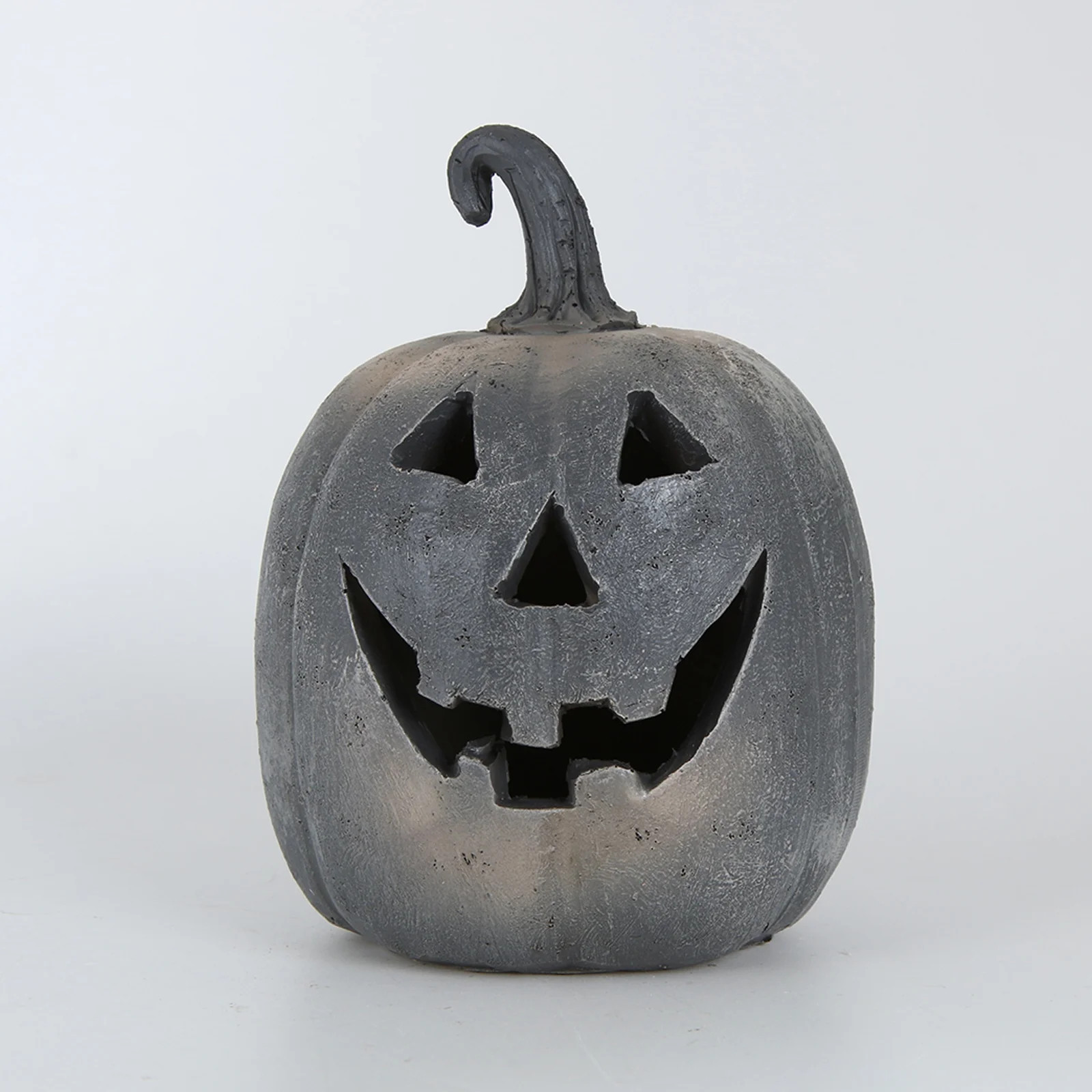 2025 Fall Decor - Halloween Decorations - Handmade Resin Terracotta Pumpkin Jack O' Lantern Outdo... | Walmart (US)