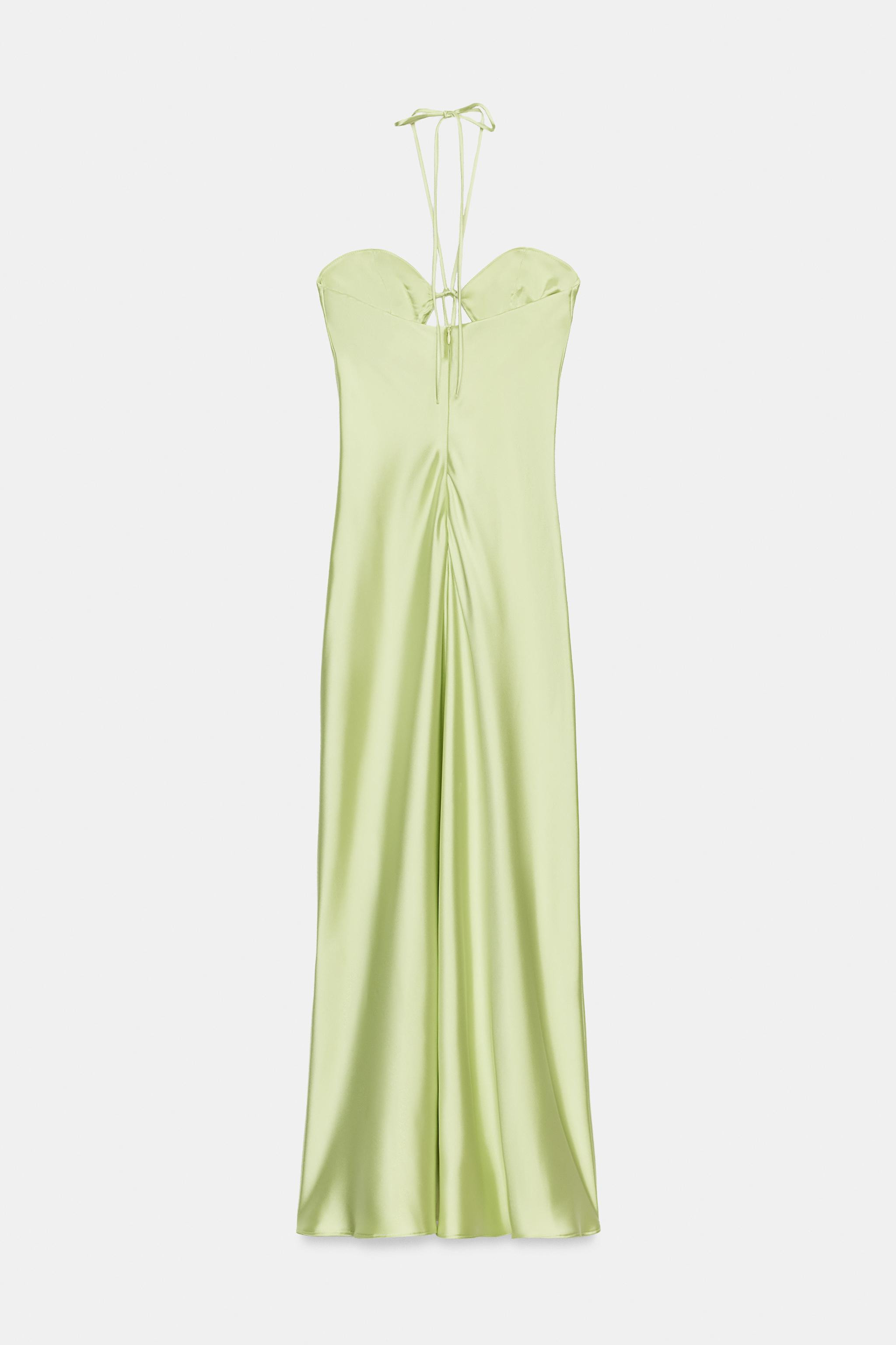 SATIN MIDI DRESS | Zara UK