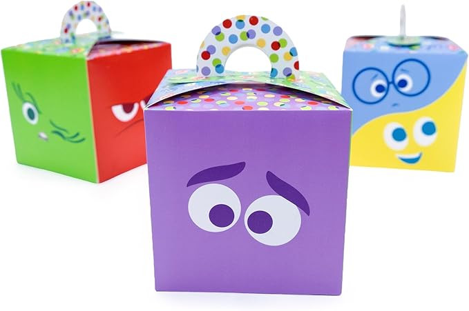 Inside Out Favor Boxes - Party Supplies (Pack of 8) | Officially Licensed Disney Pixar | Amazon (US)