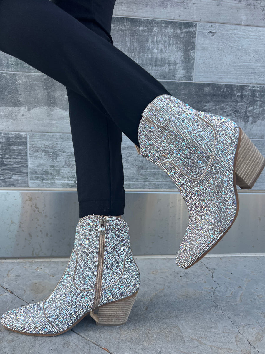 Rhinestone Cowgirl Western Boots | Apricot Lane Boutique