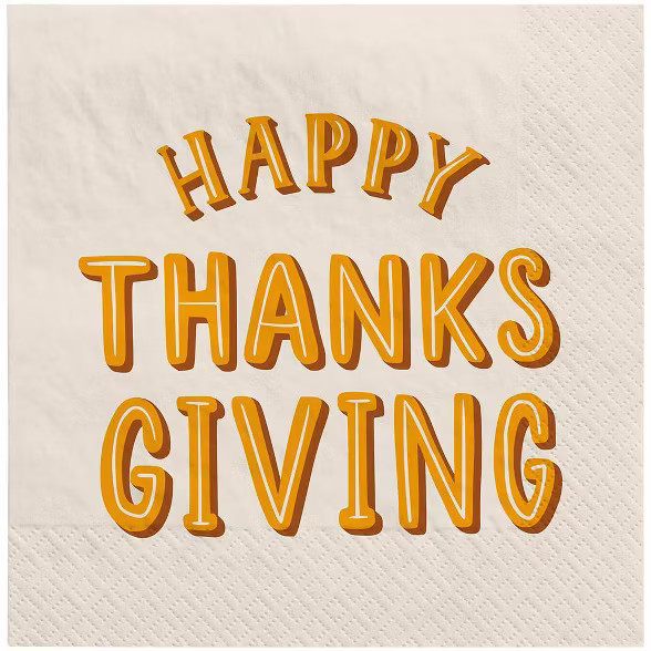 20ct Thanksgiving Beverage Napkins - Spritz™ | Target