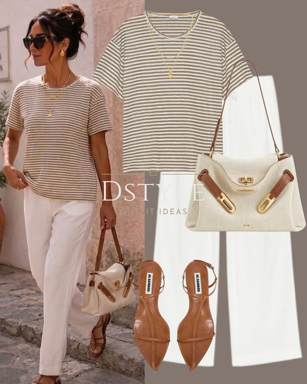 Striped tees and flowy white linen trousers are on repeat this season. Grab these strappy sandals and canvas bag before they sell out! 

#summerbasics #everydaystyle #casualchic #summeroutfitideas 

 #LTKootd