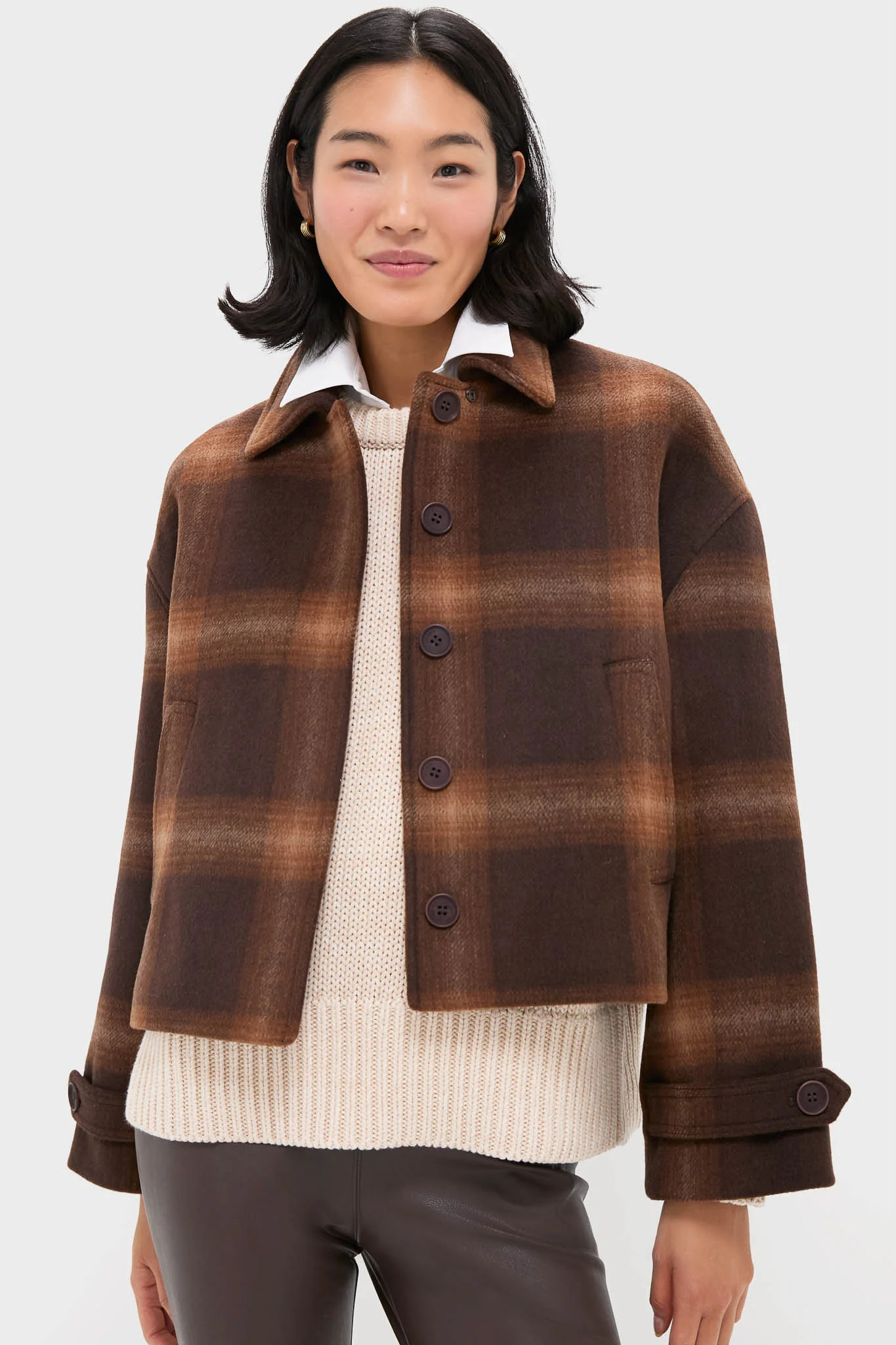 Chocolate Plaid Colby Jacket | Tuckernuck (US)