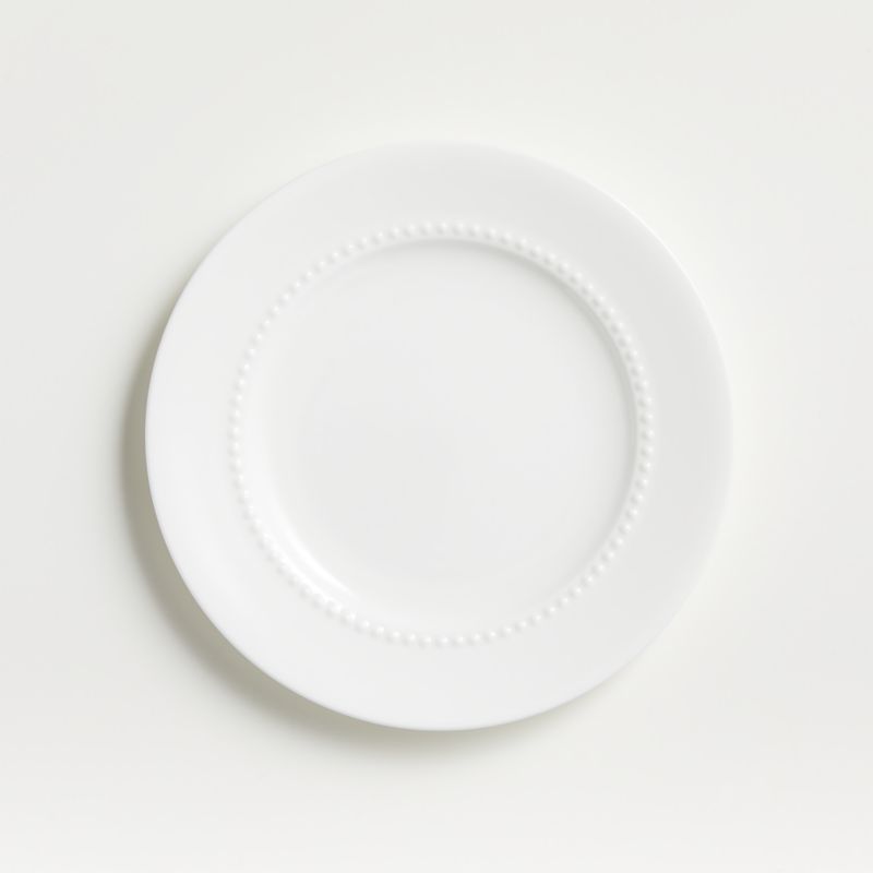 White Pearl Bread and Butter Plate + Reviews | Crate and Barrel | Crate & Barrel