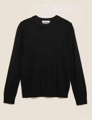Pure Merino Wool Crew Neck Jumper | Marks & Spencer (UK)