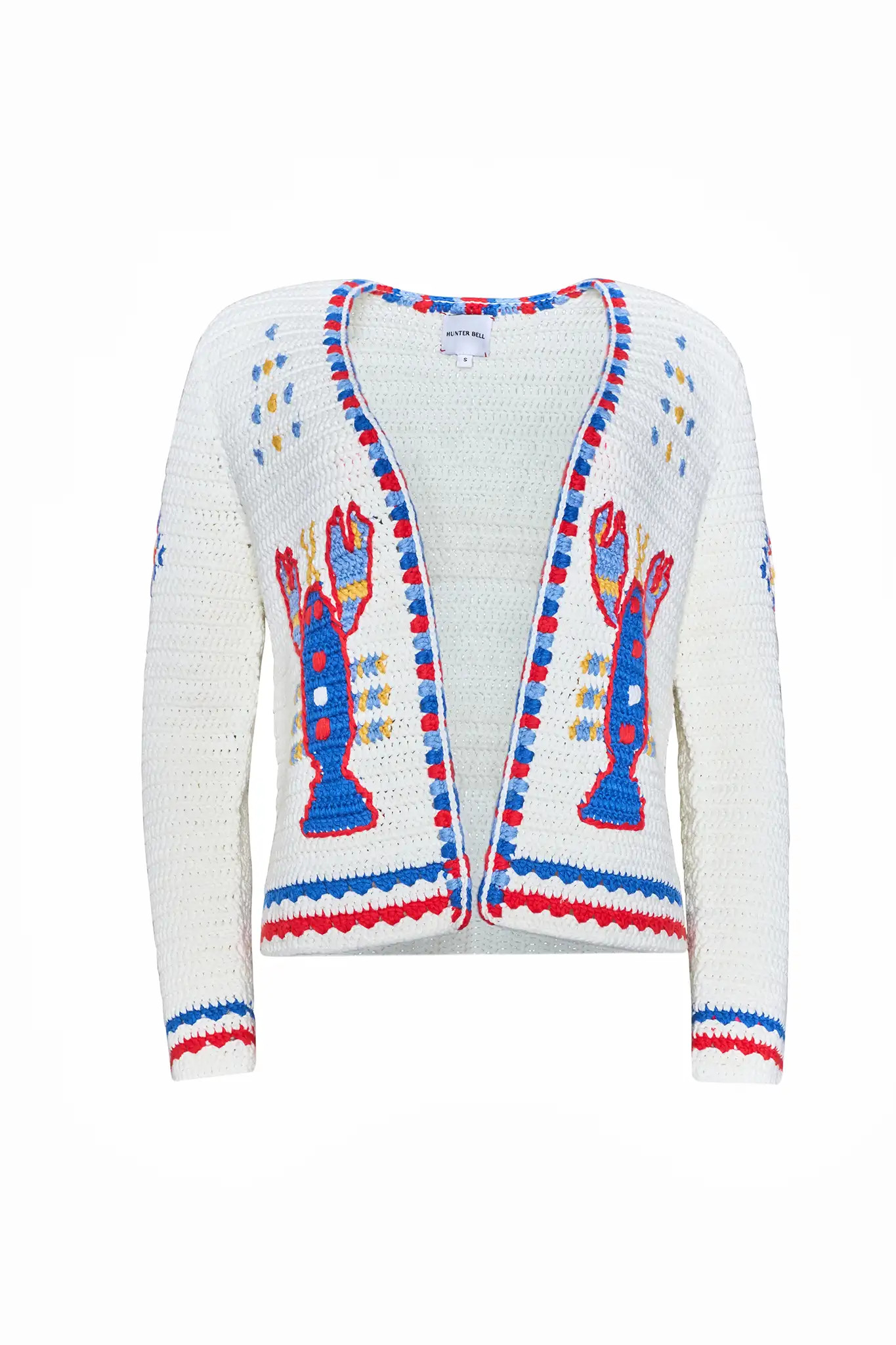 Callen Cardigan | Lobster Crochet Cardigan | Hunter Bell | Hunter Bell
