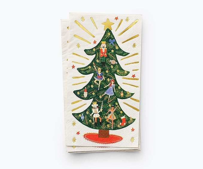 Amazon.com: Rifle Paper Co. Nutcracker Guest Napkins, Paper Napkins with Festive Nutcracker Chara... | Amazon (US)