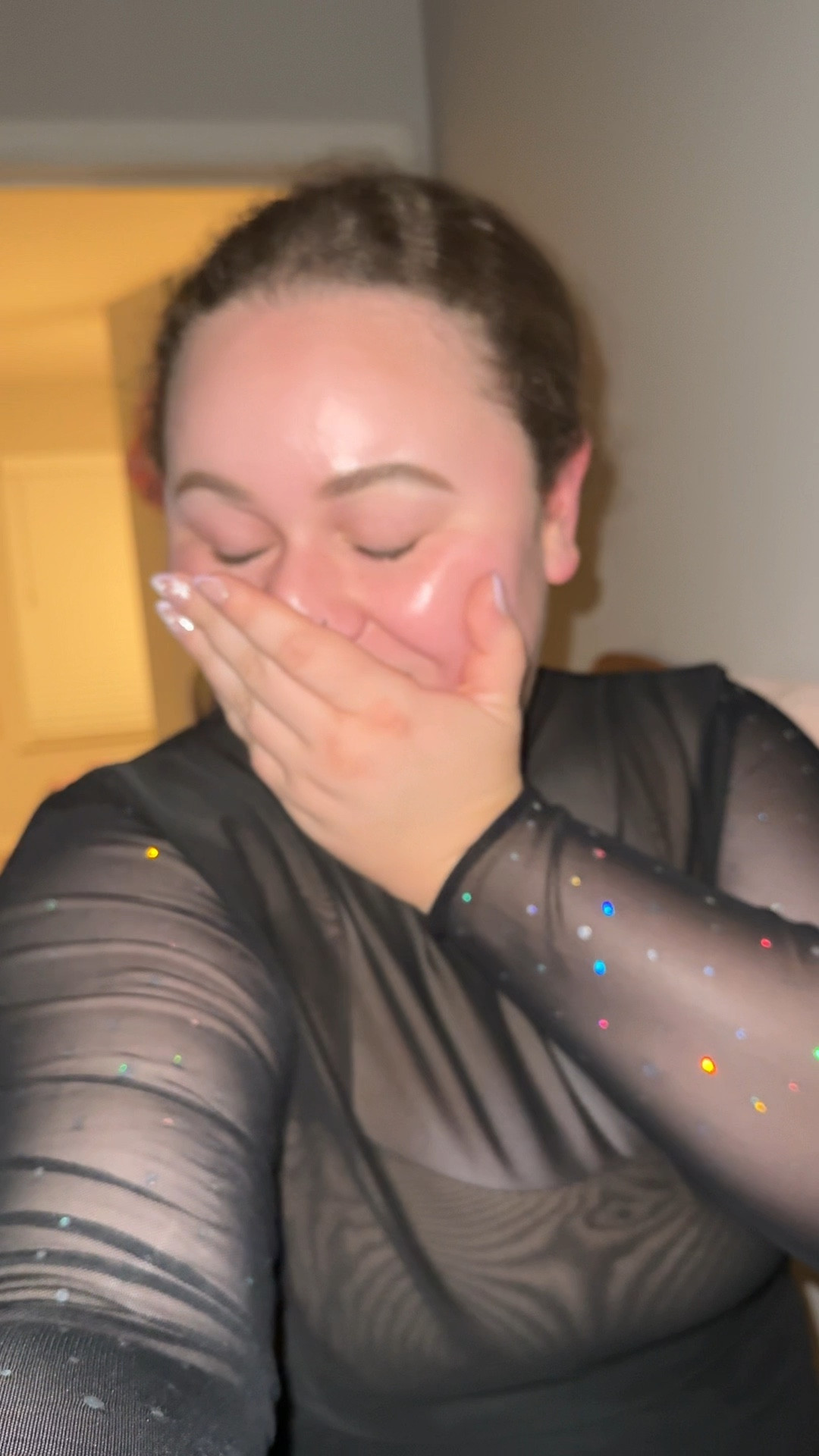 Sparkly mesh top 

#LTKSaleAlert #LTKootd #LTKPlusSize