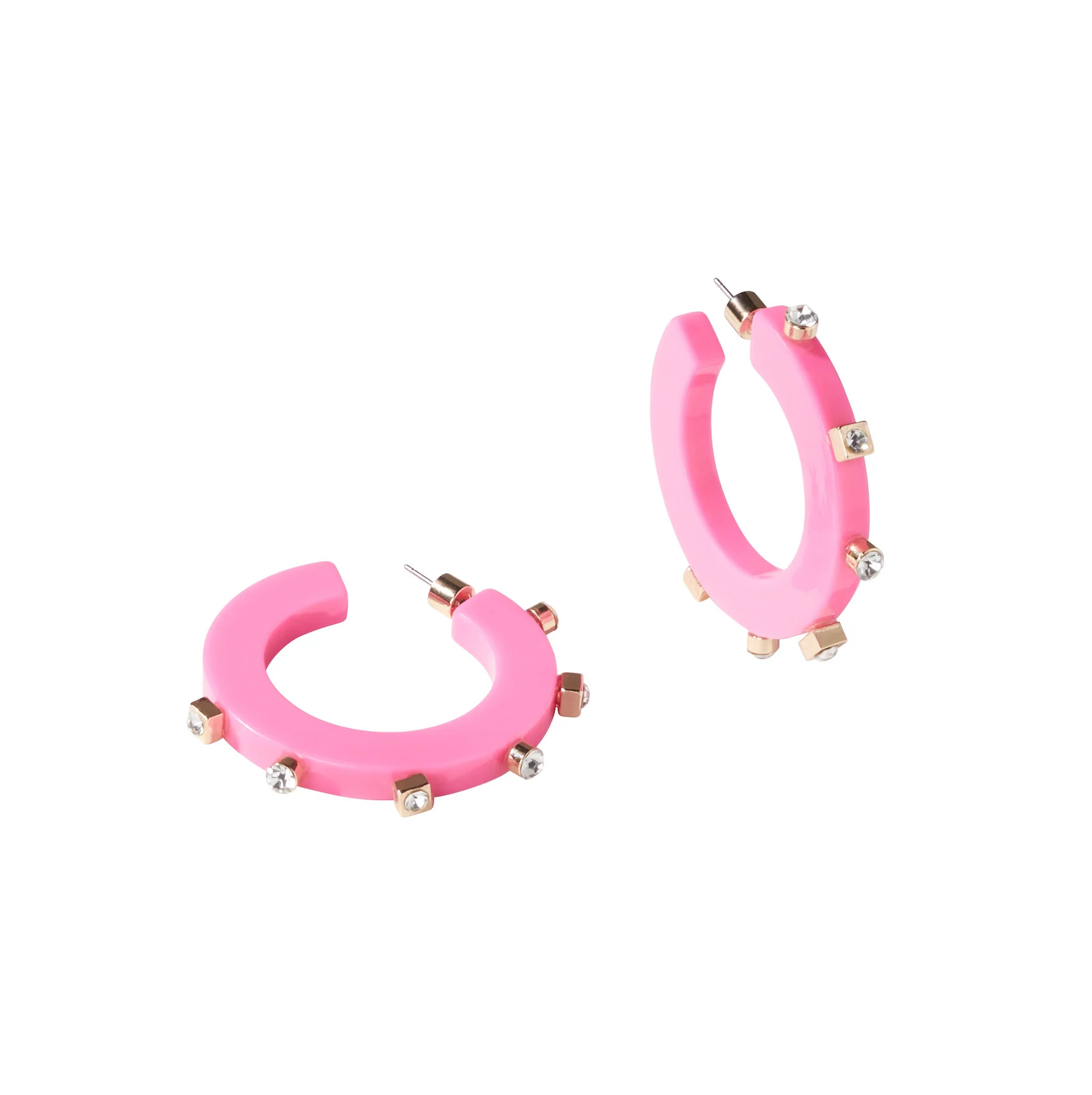 City Girl Jewel Hoop - Hot Pink | Smith and Co. Jewel Design