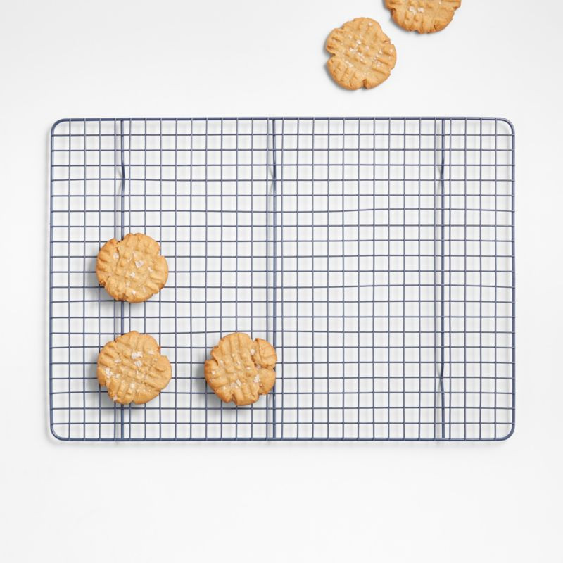 Crate & Barrel Slate Blue Cooling Rack + Reviews | Crate & Barrel | Crate & Barrel