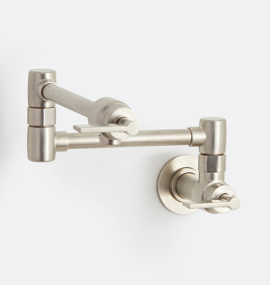 West Slope Lever Handle Wall Mount Pot Filler | Rejuvenation
