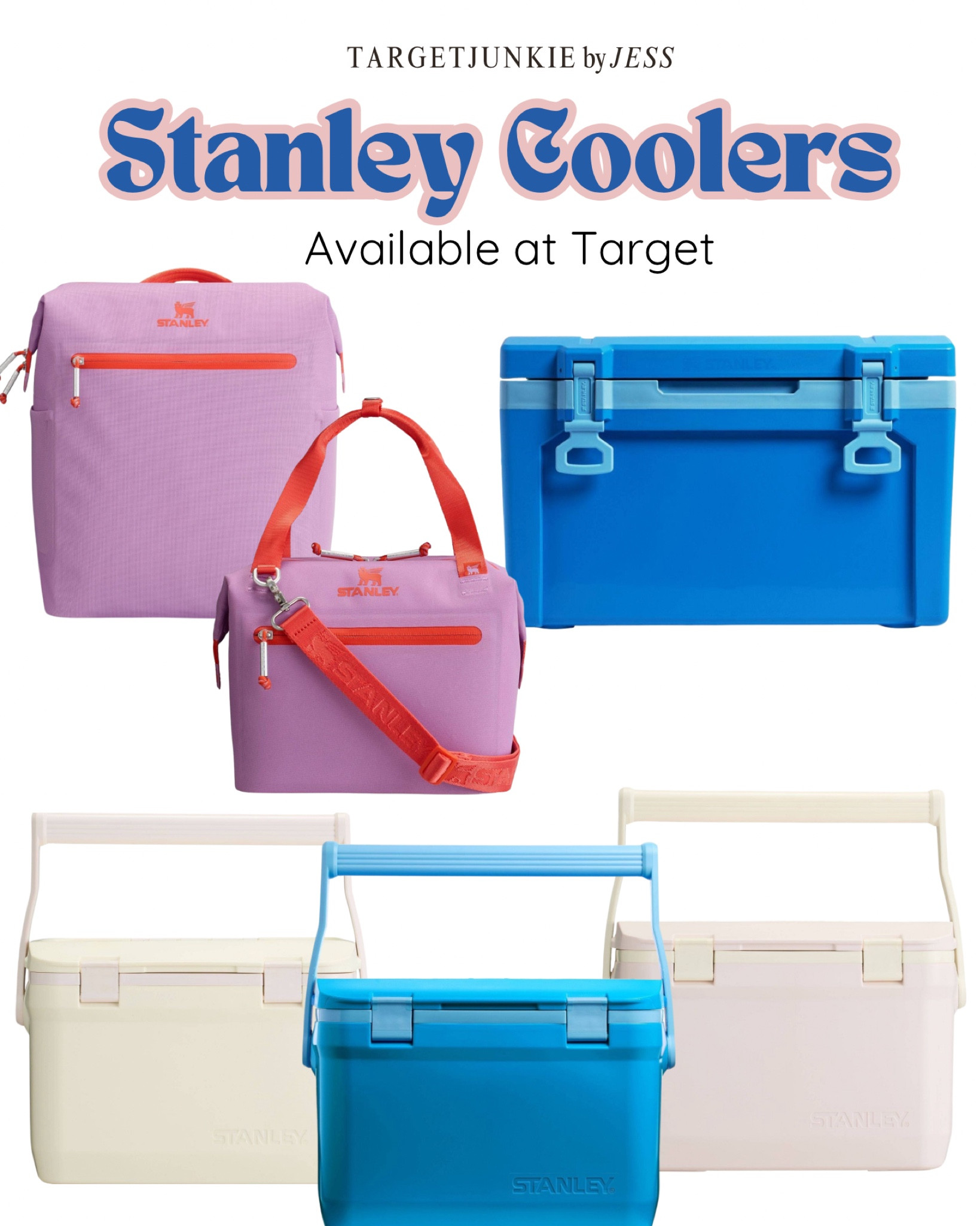 Stanley Coolers

Target finds, Target home, beach finds, pool finds, small cooler, summer finds 

#LTKFamily #LTKItBag #LTKSwim