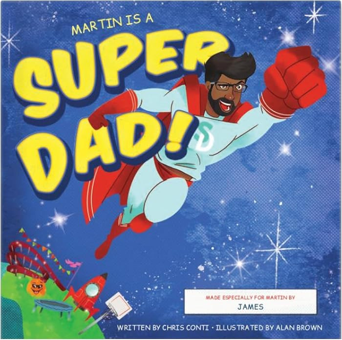 Personalized Father's Day Present, Super Dad Personalized Story from I See Me! Customize with Pho... | Amazon (US)