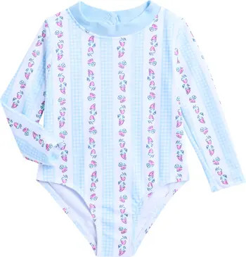 Nicole Miller Ruffle Cutout One-Piece Rashguard Swimsuit | Nordstromrack | Nordstrom Rack