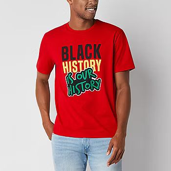 new!Hope & Wonder Black History Month Adult Short Sleeve 'Black History Is Our History' Graphic T... | JCPenney