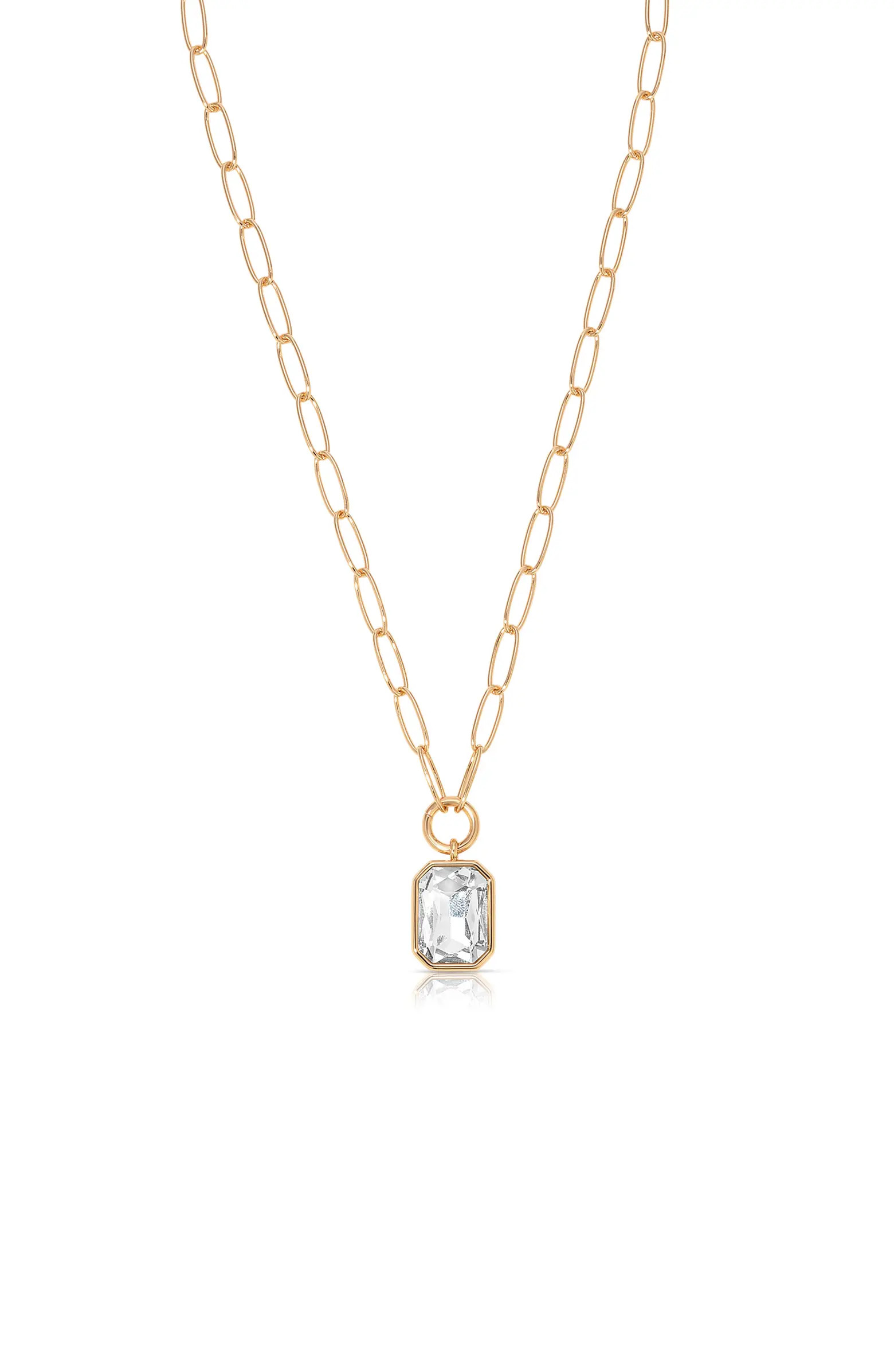 Ettika Deco Crystal Pendant Necklace | Nordstrom | Nordstrom