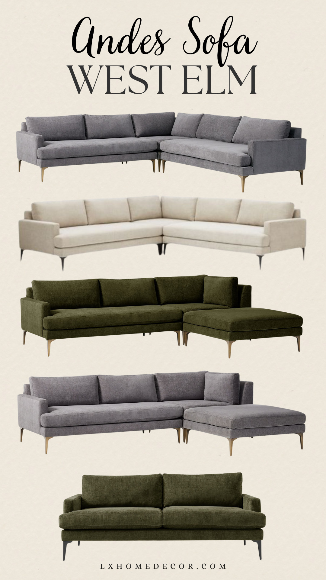 WEST ELM FAVES: The Andes Sofa! 
If you're looking for a versatile, modern sectional, the West Elm Andes Sofa is an absolute staple! It comes in endless configurations and fabrics, from gorgeous dark olive green to creamy neutrals and sleek gray. It's the perfect investment piece for any style home! 

Now on sale up to 20% off. Shop all the best colors and sizes! 👇

#LTKHome, #LTKFinds, WestElm, AndesSofa, sectional sofa, modern classic, living room seating, investment piece, olive green, neutral sofa, Black Friday Sale  

 #LTKCyberWeek #LTKHome #LTKSaleAlert