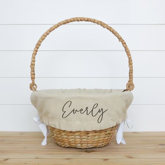 Personalized Easter Basket Liner  Customized Easter Basket | Etsy | Etsy (US)