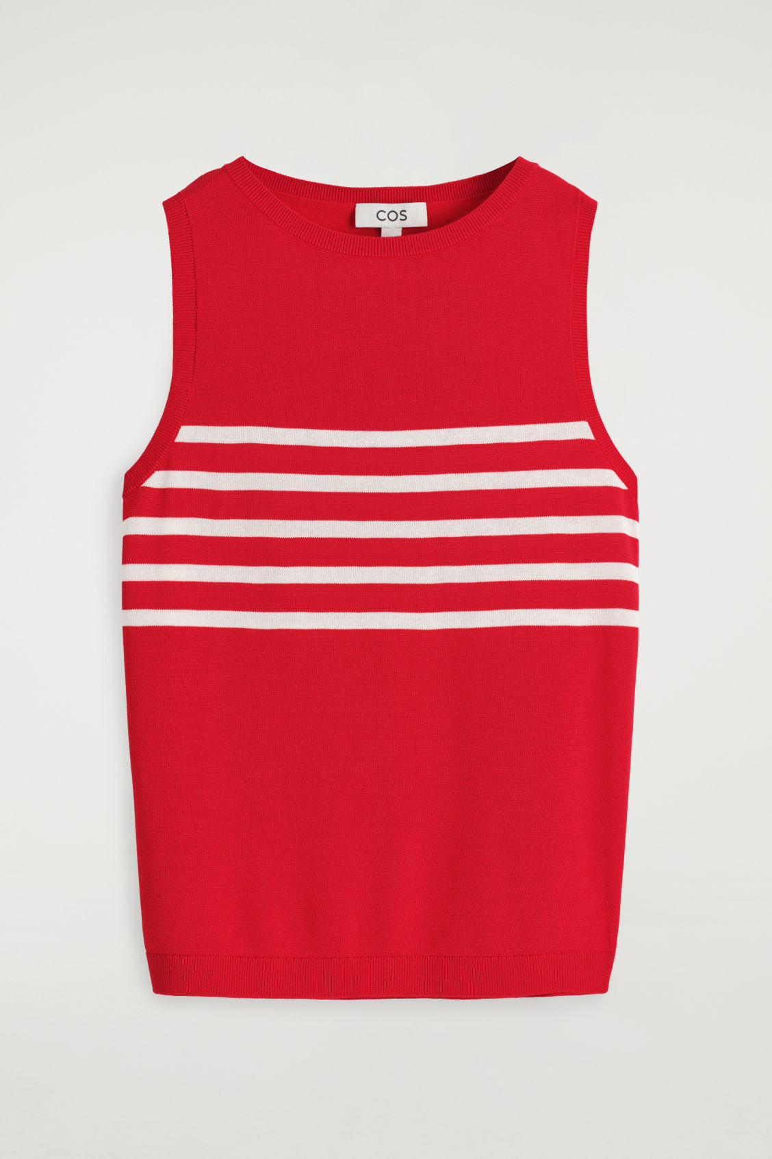 STRIPED KNITTED TANK TOP | COS (US)