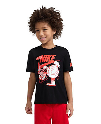 NikeBoys' 4-7 Heat For Your Feet Crewneck T-Shirt | Macy's
