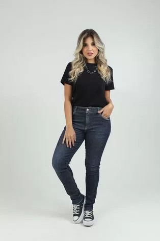 Blusa Tshirt Decote Redondo Preto P Gazzy | Dafiti (BR)