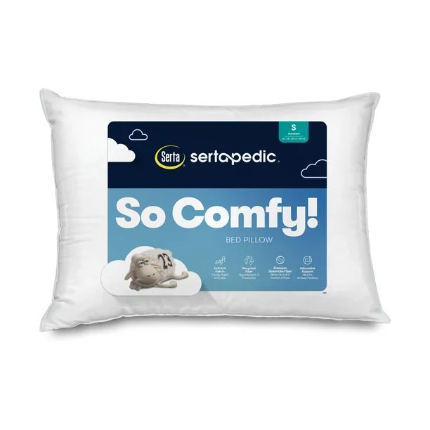Serta So Comfy Bed Pillow, Standard - Walmart.com | Walmart (US)