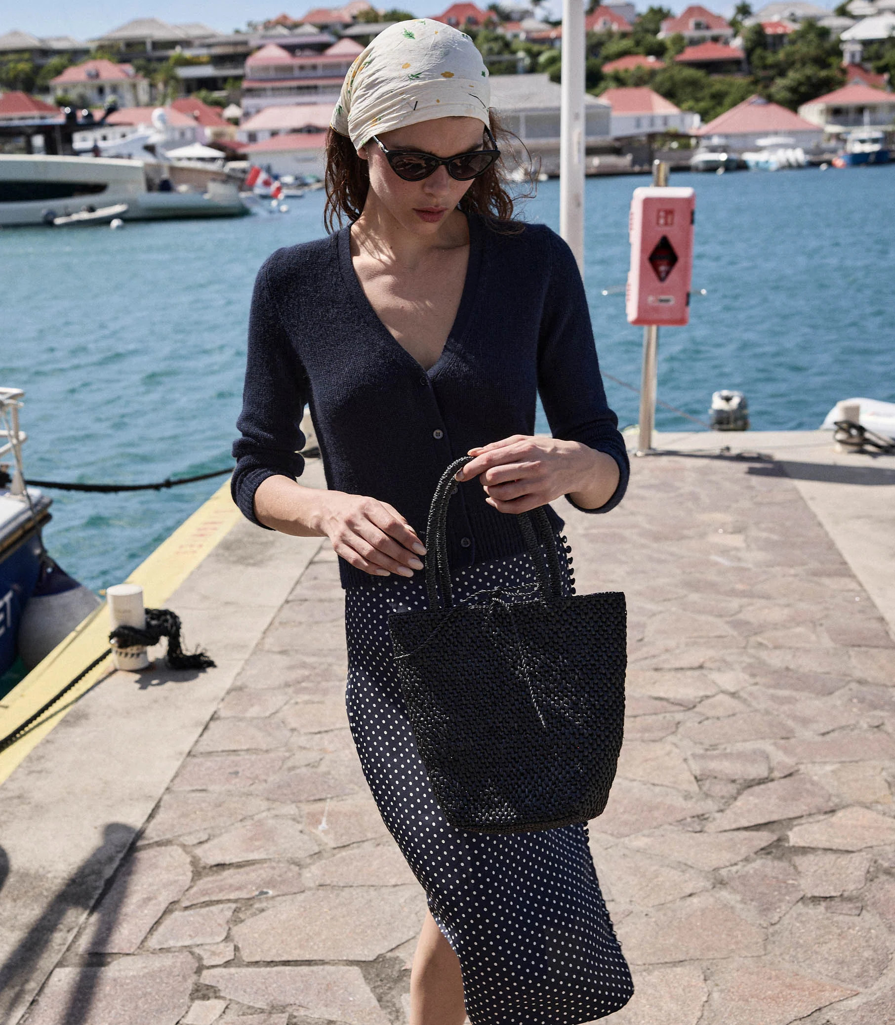 Cameron Cardigan - Navy | DÔEN | DOEN