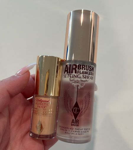 The absolute BEST duo!!! I got this mini version of my flawless filter to take with me on the go and then I got another setting spray (also travel approved!) these are two of my holy grail beauty items! The flawless filter gives you a beautiful tan glow and the setting spray makes your makeup last all day! I cannot recommend them enough!!!! 

#LTKHoliday #LTKunder50 #LTKbeauty