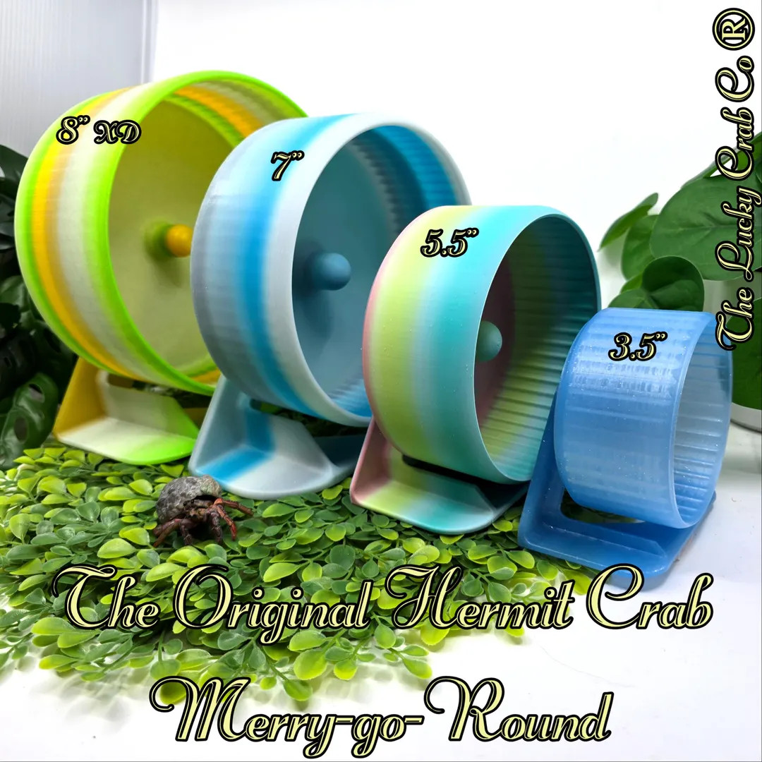 The Original 3D Printed Hermit Crab Wheel: Merry-go-round, 3-8 Inch - Etsy | Etsy (US)