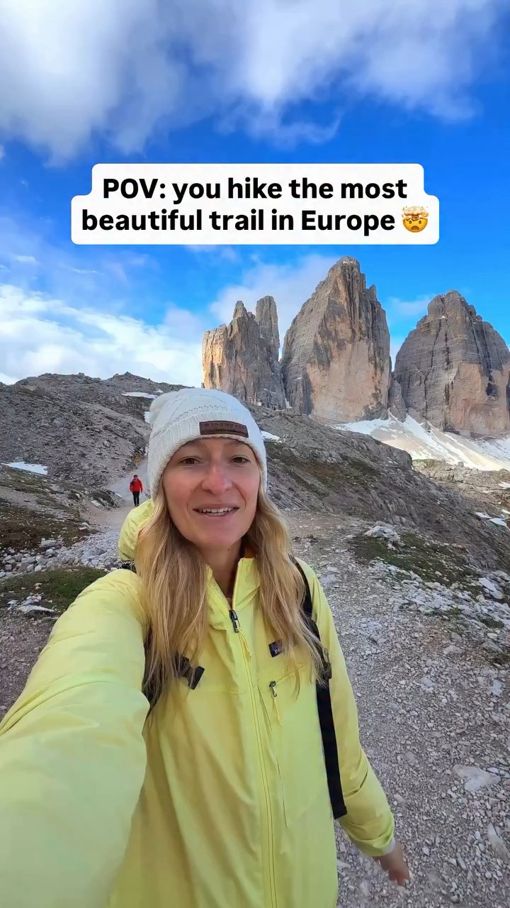 Everyone needs to experience this hike in the Italian Dolomites at least once in their life 🤯

#LTKootd #LTKdayinmylife #LTKTravel