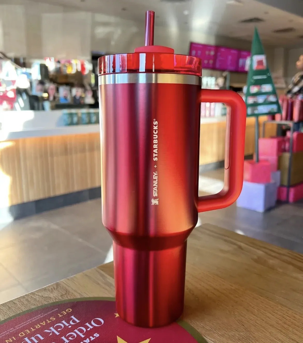Starbucks + Stanley Holiday Red (40 oz) Red Tumbler Mug | Walmart (US)