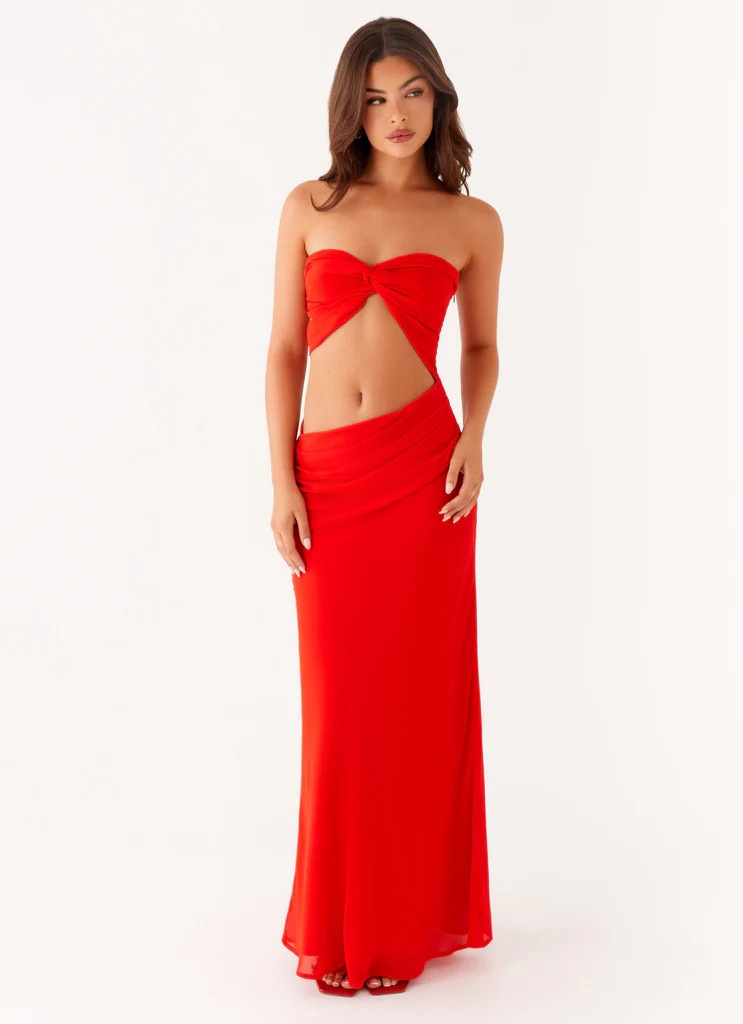 Carla Maxi Dress - Red | Peppermayo (Global)