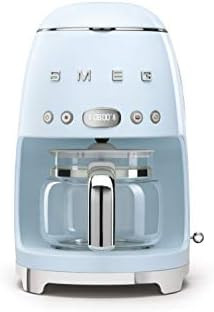 Smeg 50's Retro Style Aesthetic Drip Coffee Machine with 10 Cup Glass Carafe, Auto Start Feature,... | Amazon (US)