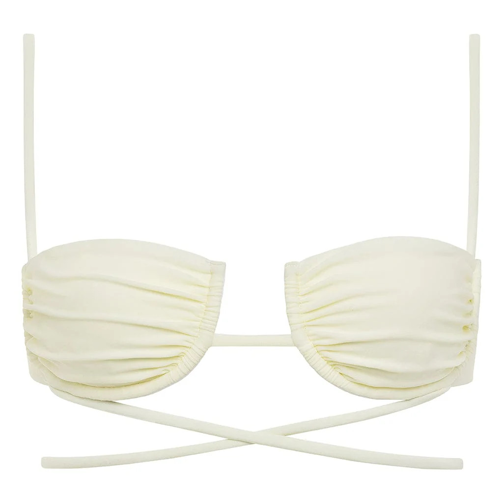 Cream Simone Bikini Top | Montce