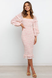 Leia Dress - Cream Pink | Petal & Pup (US)