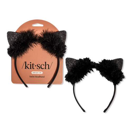 Kitsch Satin Cat Ears Headband | Ulta